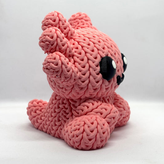 Örgü Axolotl Anahtarlık