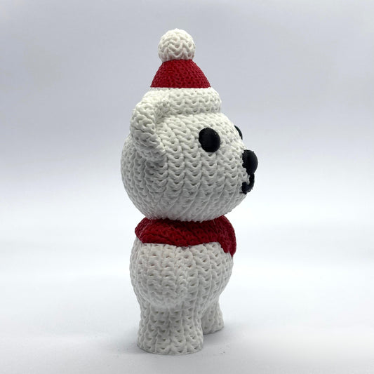 Örgü Kutup Ayısı Anahtarlık