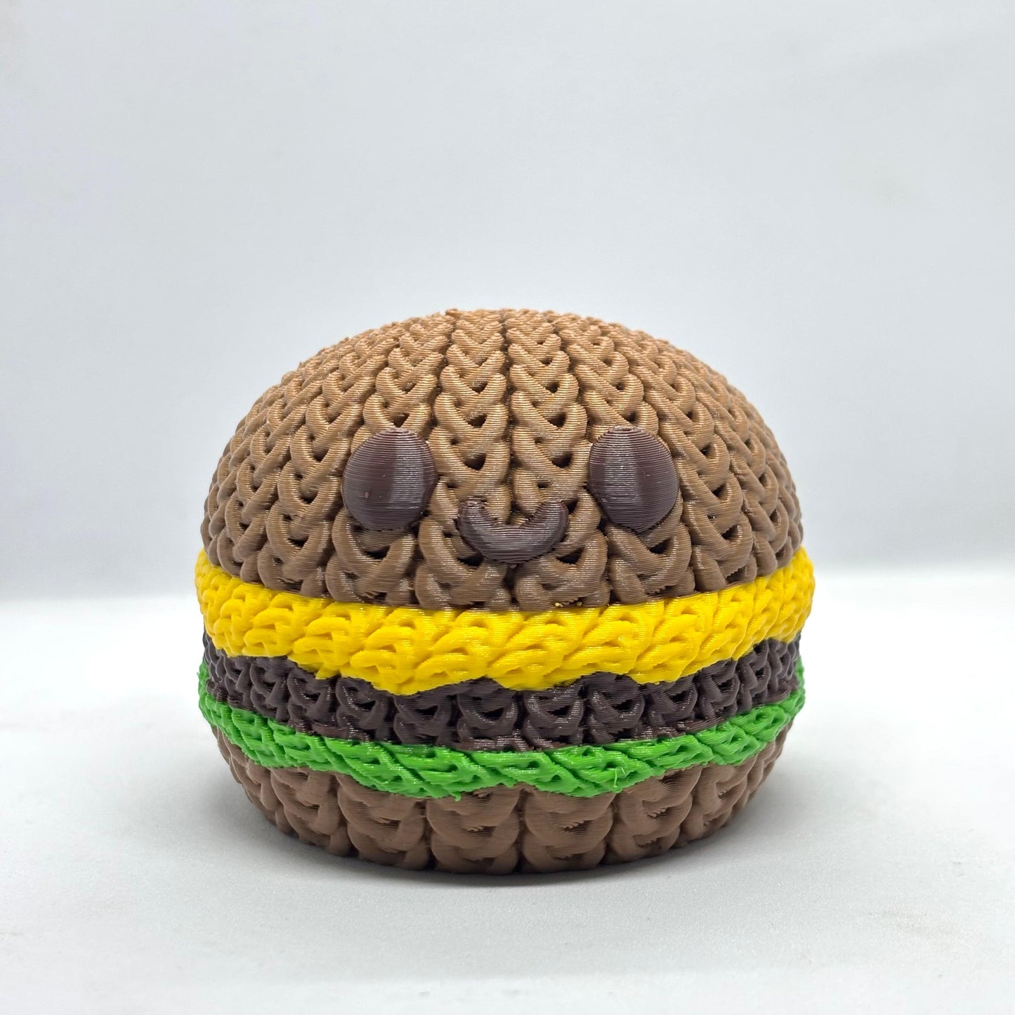 Örgü Burger Anahtarlık
