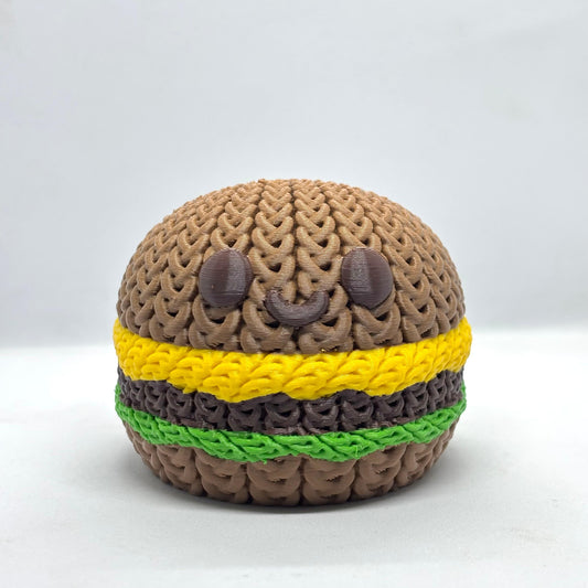 Örgü Burger Anahtarlık