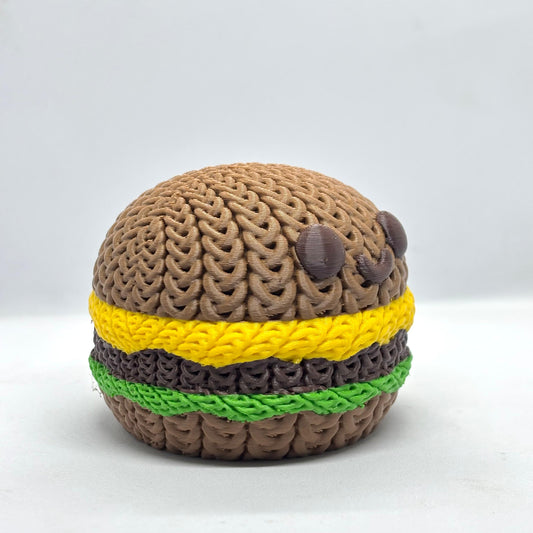 Örgü Burger Anahtarlık