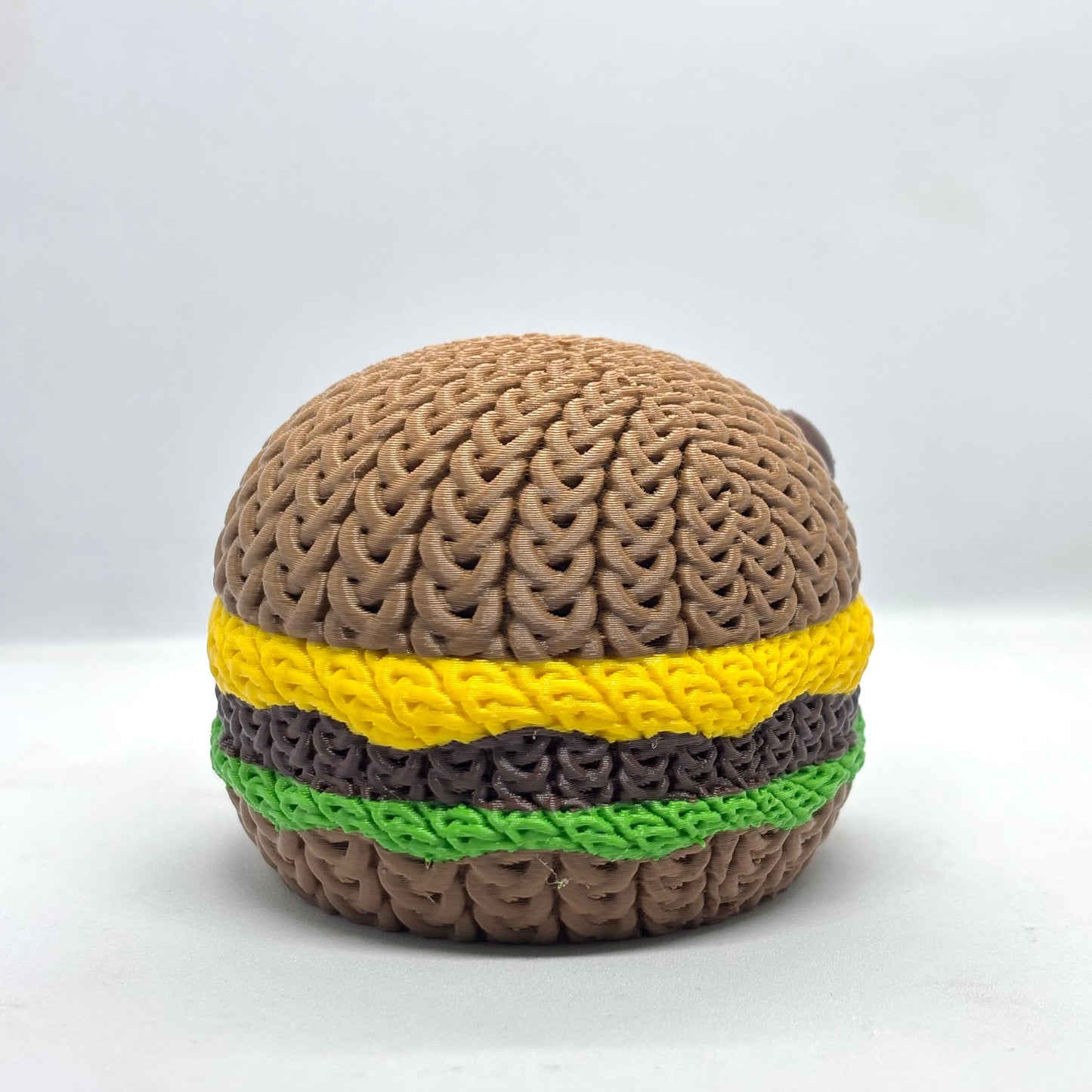 Örgü Burger Anahtarlık